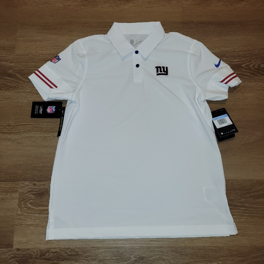 Nike Dri Fit New York Giants On Field Shirt Sz M CJ9874-100 $80 New